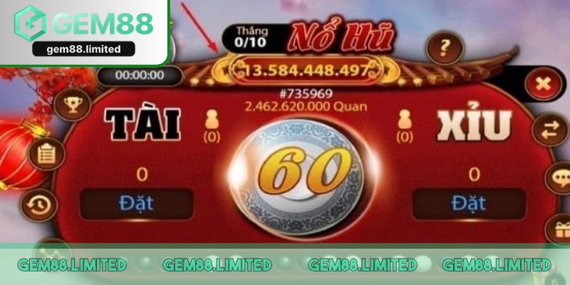 Nổ hũ tài xỉu nhiều cấp độ đem tới thời gian giải trí cực đã