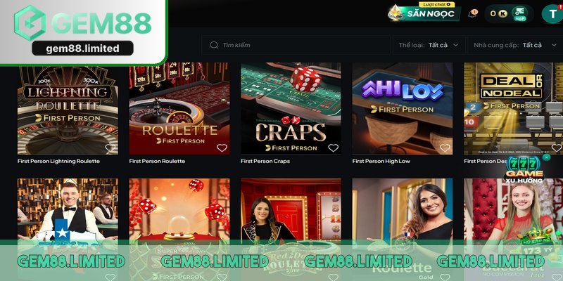 Casino Gem88 mở ra thế giới sòng bài sống động