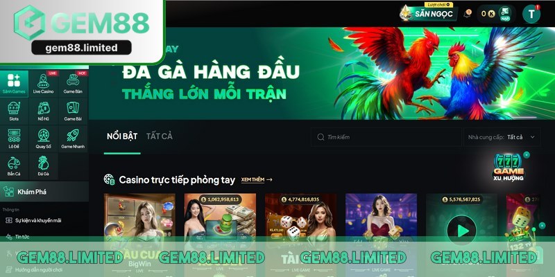 Các menu sắp xếp hợp lý, chức năng tìm kiếm nhanh chóng